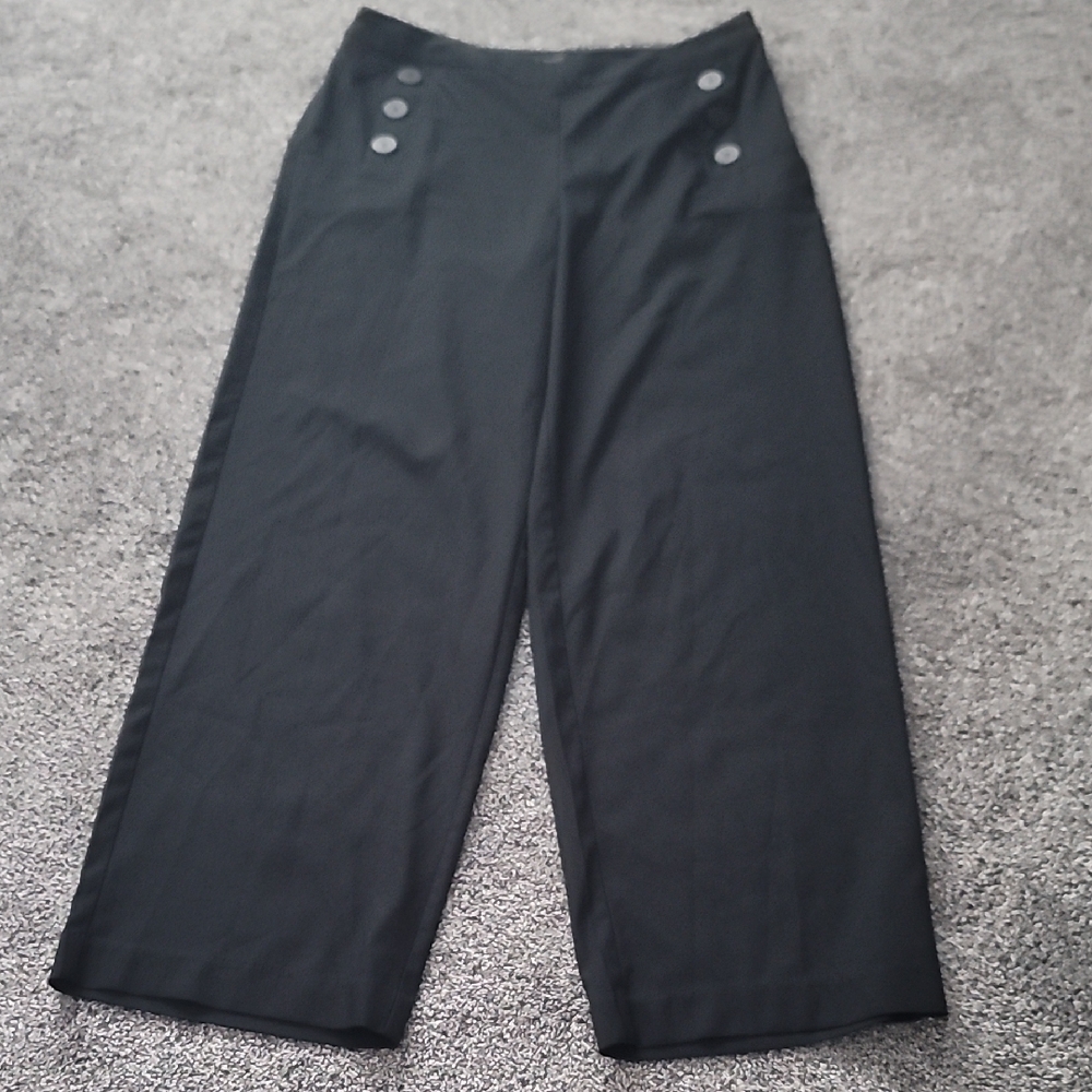 Elegant Black Wide-Leg Pants